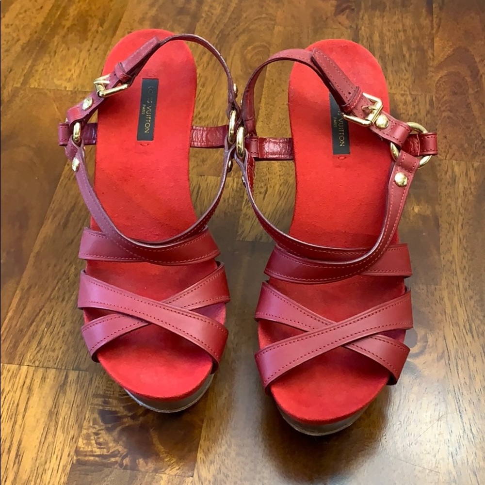 Louis Vuitton wedges